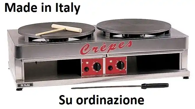 PIASTRA CREPES GAS DOPPIA Saldi