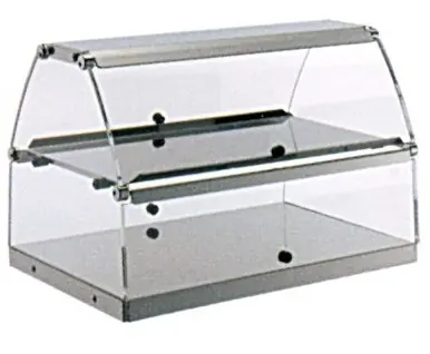 VETRINA INOX 2P.cm 50 -BN52W Lusso