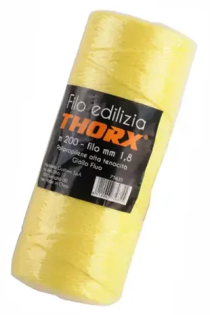 Filo Edilizia Giallo m 200 Thorx Artigianale