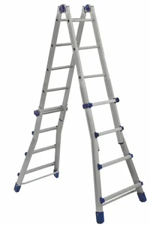 Alta Qualità Scala Multiuso All Briko Blu 4 Gradini 5+5 Facal