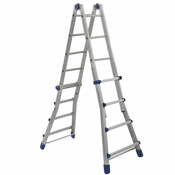 Alta Qualità Scala Multiuso All Briko Blu 4 Gradini 5+5 Facal