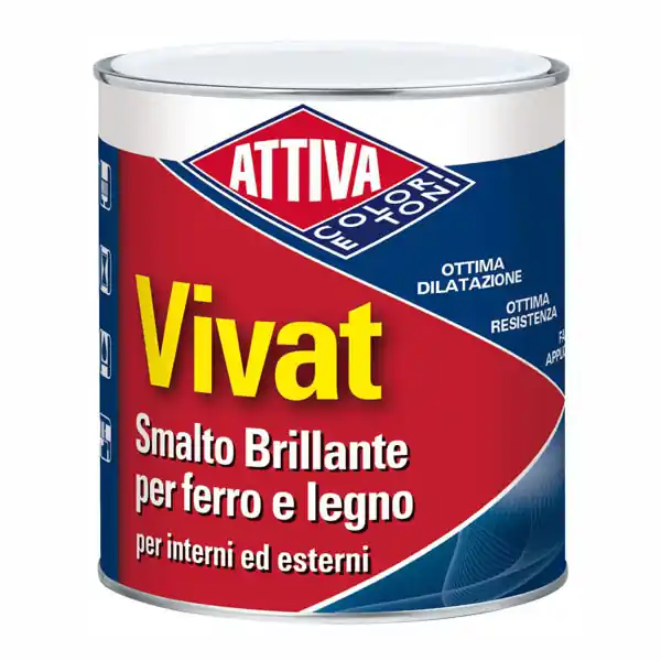 Direttamente Dal Produttore Smalto Sintetico 0,750 105 Bianco Sat.Vivat Attiva