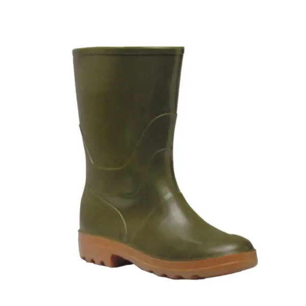 Ultime Pezzi Stivali Gomma Forest Tronchetto 44 Verde