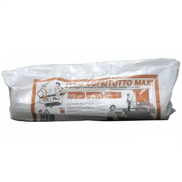 Spedito Oggi Telo Copritutto Hdpe m 25,0X4 G 570 My 6
