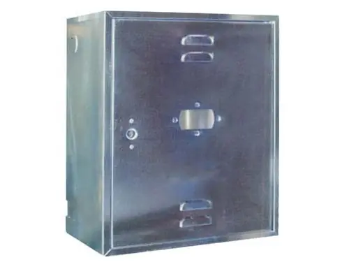 Armadietto Cassetta per Contatore Gas in Lamiera Zincata 60x40x25 cm Spedito Oggi