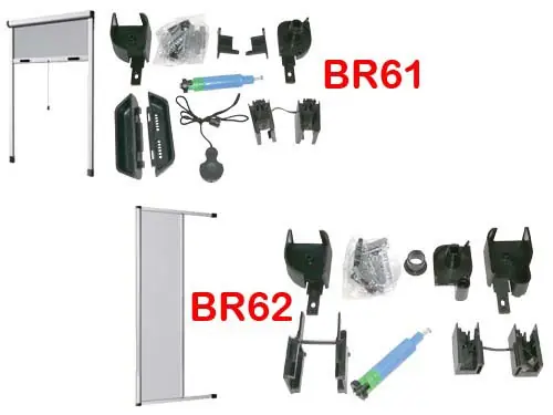 Kit Ricambi per Zanzariere Stop Inset BR61 Verticale Originale