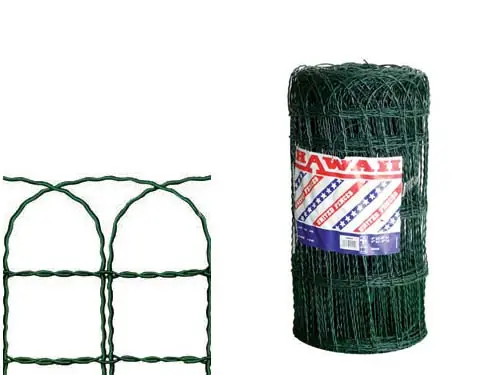 Rete per Aiuole in Acciaio Zincato e Plastificato Hawaii Maglia 150x90 mm H 40 cm Rotolo 10 mt Non Perdere