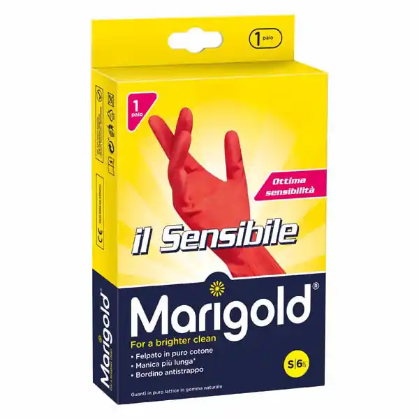 Reso Gratuito Guanti Domestici Sensibili 6,5 Marigold