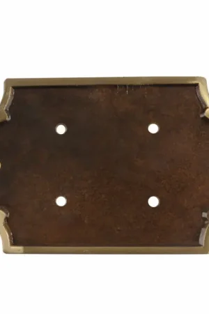 Artigianale Placca Portanumeri Ottone Bonzato P3 250X120