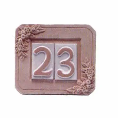 Nuova Collezione Portanumero Vasarte Terracotta Posti 2 Telcom