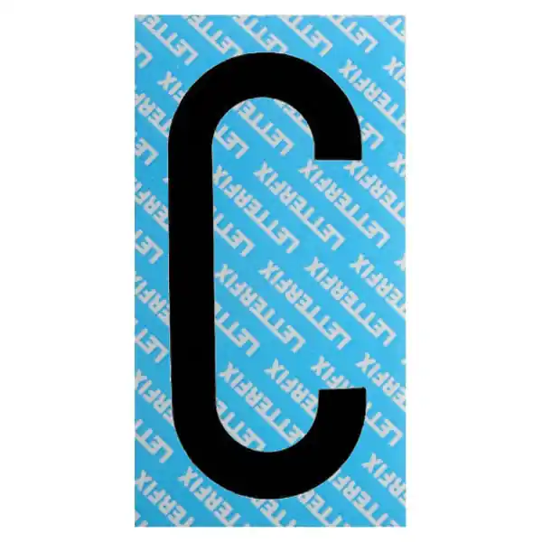 Promozione Esclusiva Lettera Adesiva Nera Serie T80 C Letterfix