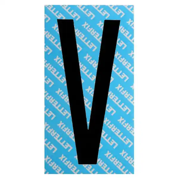 Economico Lettera Adesiva Nero Serie T80 V Letterfix