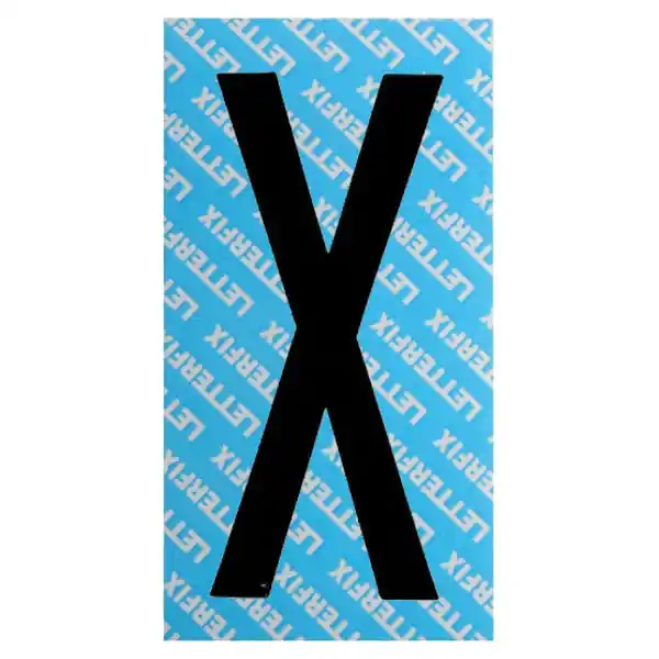 Nuovo Arrivo Lettera Adesiva Nero Serie T80 X Letterfix