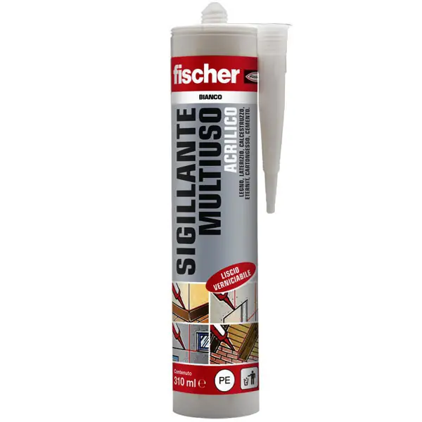 Silicone Acrilico Multiuso Sa310 Bi Ml 310 Fischer Occasione