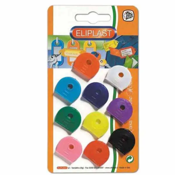 Acquista Ora Segnachiavi Plastica Tondi Mix Pz 10 Eliplast