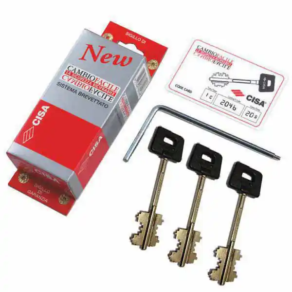 Chiavi Cambiofacile Dm Pz 3 06520-60-1 Cisa Prezzo Di Fabbrica