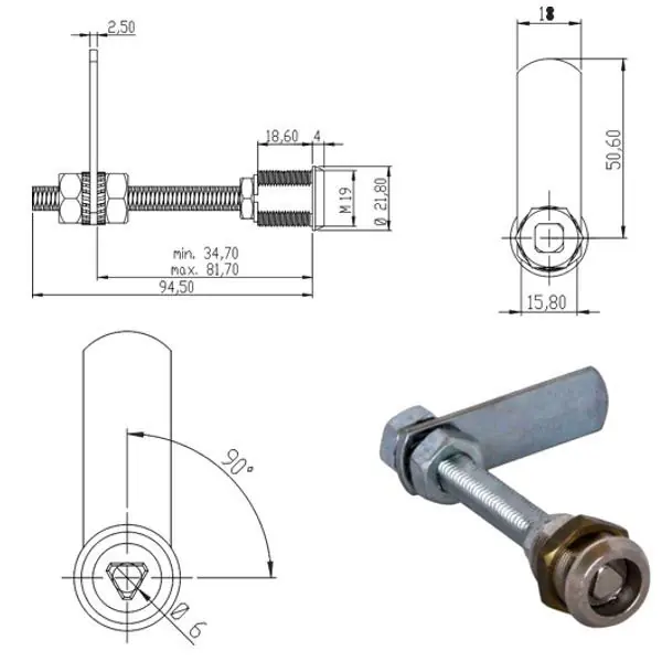 Cilindro Levetta Mm 20 Triangolo 160500 Omr Ordina Subito