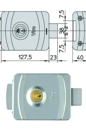 Ultima Occasione Elettroserratura App.Ferro V9083 9083 Viro