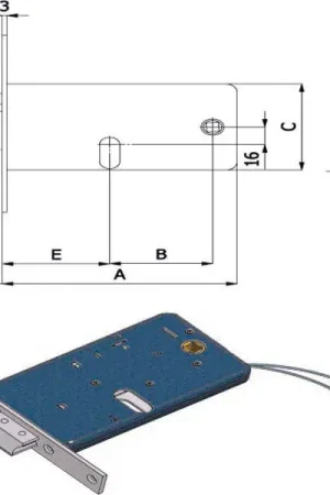 Elettroserratura Inf.Fasce All E60 377 Omec Novità