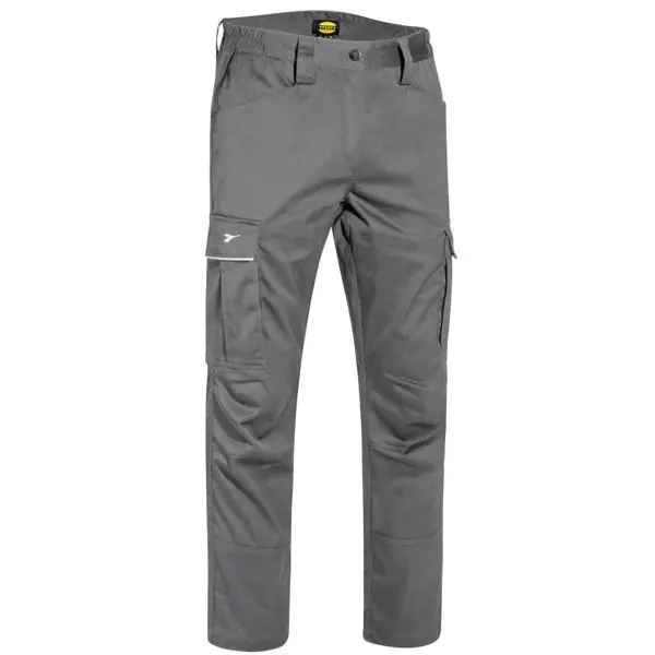 Di Tendenza Pantalone Cotone Grigio Xl Stretch Cargo Diadora