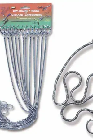 Moderno Portachiavi Anello Catena Snake Pz 12 Geit