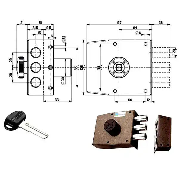 Prezzo Scontato Serratura Sic.Semplice Dx Pompa 30401 Mottura