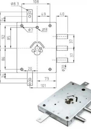 Pagamento Sicuro Serratura Sic.Triplice Dx Cilindro E63 32Y Atra