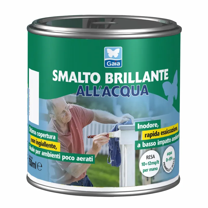 Ultime Pezzi Smalto Acqua Brillante 0,750 Giallo Cromo Gaia
