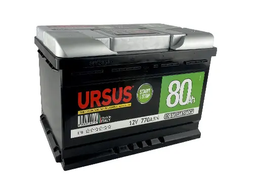 Batteria auto Ursus Start&Stop 72Ah – 12V – Tecnologia EFB – Avviamento sicuro Artigianale