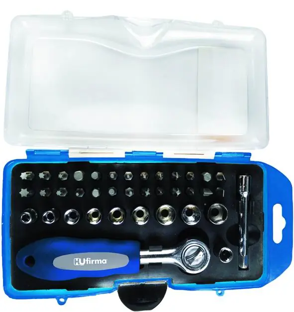 Inserti/Bussole 1/4" Hu-Firma Cromo Vanadio / S2 Set 38 pz Novità