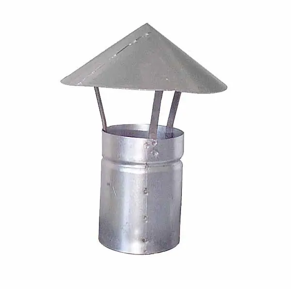 Prezzo Conveniente Camino Fisso Lamiera Zincata cm 15