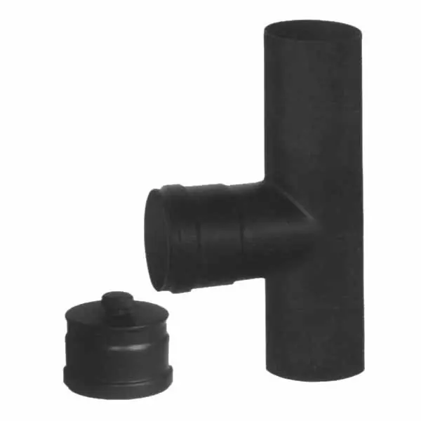 Affare Gomito T Acciaio 8 Nero 2Mm Pellet Ala