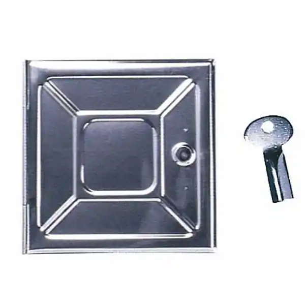 Portina Camino Lamiera Zn 18,5X18,5 Chiave Prezzo Di Fabbrica