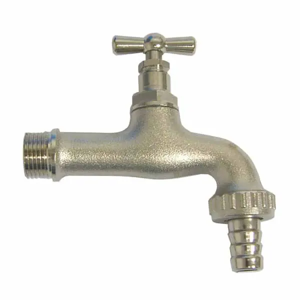 Rubinetto Ottone Nic Vite 1" Portagomma 1"1/4 Reso Gratuito