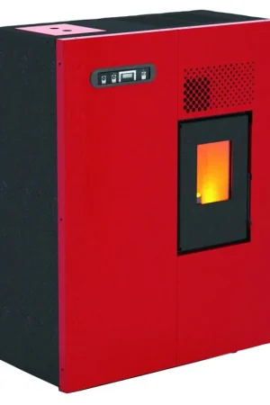 Stufa a Pellet Punto Fuoco Camilla 5,6Kw Rosso Premium