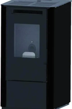Acquista Ora Stufa Punto Fuoco Pellet Vania 9,5Kw Nero Goffrato