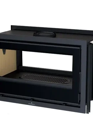 Alta Qualità Inserto Camino Bifacciale Doppia Combustione 1007x596 Bronpi Cairo Refrattario 13 KW