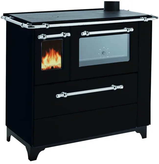 Cucina a Legna Royal Palazzetti New Betty 4,5 Nero Spedito Oggi
