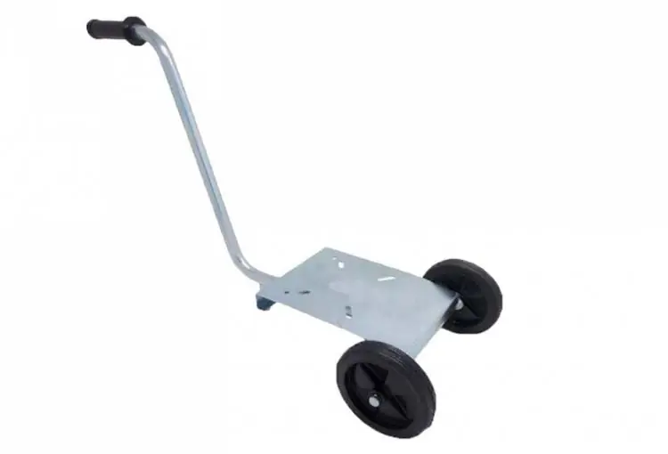 Promo Stagionale Carrello Universale per Pompe da Travaso in Acciaio Verniciato Portata Massima 25 kg