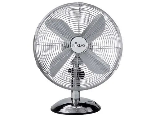 Promozione Esclusiva Ventilatore Niklas Newage Crhome Tavolo
