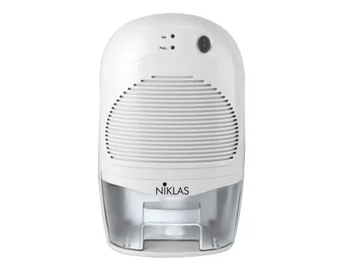 Vendita Finale Deumidificatore Niklas Dry 1500 – 600 ml/24h – Vaschetta 1,5 L – Tecnologia Peltier