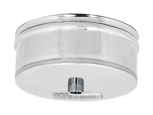 Tappo scarico condensa inox Ø12 cm – Acciaio AISI 316L – Per caldaie e caminetti Premium