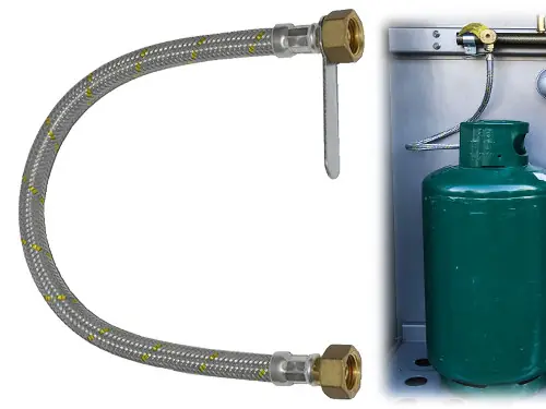 A Buon Prezzo Flessibile per centraline gas SN-SN 50 cm – Rivestimento in acciaio e raccordi in ottone