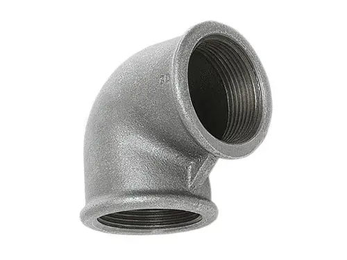 Gomito ghisa zincata F.90 femmina-femmina Ø 2" per impianti idraulici professionali con alta resiste Nuovo Arrivo