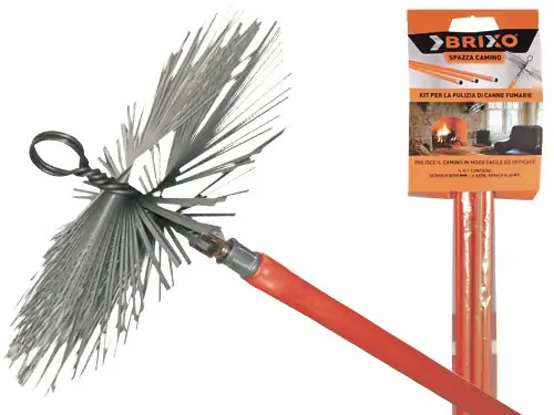Must-Have Kit spazzacamino Brixo Ø200 mm – Pulizia canne fumarie fino a 8,4 m