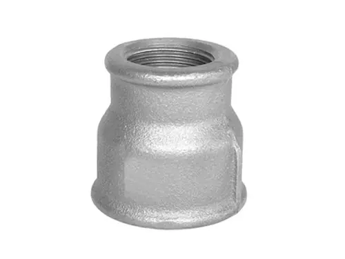 Quantità Limitata Manicotto ridotto ghisa zincata – F.240 Ø 1¼" x 1" femmina-femmina robusto, certificato DVGW