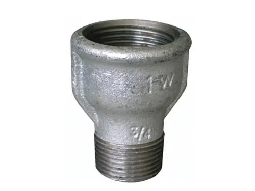 Manicotto ridotto ghisa zincata – F.246 Ø 1" x 1½" maschio-femmina fig. 246, robusto per impianti ad Occasione