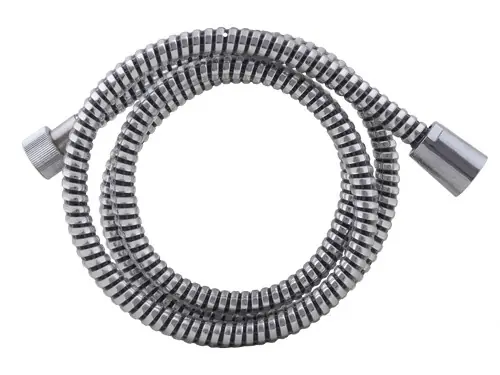 Promo Stagionale Tubo flessibile per doccia Brixo in PVC cromato – lunghezza 1,5 m, attacchi inox ½"