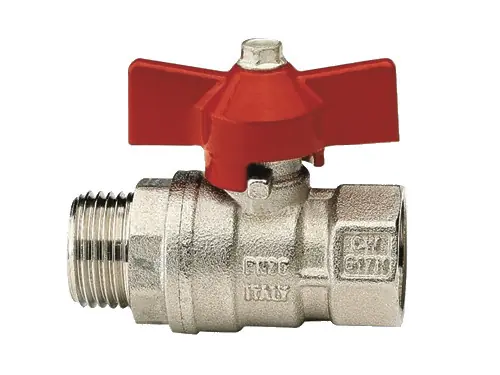 Offerta Lampo Valvola a sfera maniglia M–F 1/2" Art. 119 – ottone cromato per impianti