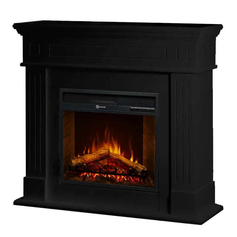 Miglior Prezzo Camino Elettrico Cambridge Nero – L110×P36×H100